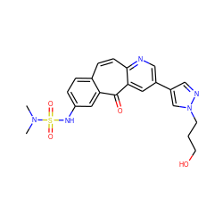 CN(C)S(=O)(=O)Nc1ccc2ccc3ncc(-c4cnn(CCCO)c4)cc3c(=O)c2c1 ZINC000072107757