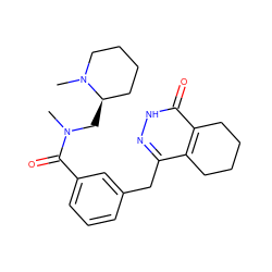 CN(C[C@@H]1CCCCN1C)C(=O)c1cccc(Cc2n[nH]c(=O)c3c2CCCC3)c1 ZINC000168536717