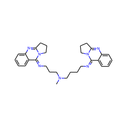 CN(CCCCN=c1c2ccccc2nc2n1CCC2)CCCN=c1c2ccccc2nc2n1CCC2 ZINC000254016530