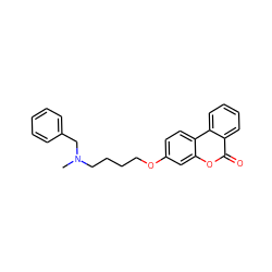 CN(CCCCOc1ccc2c(c1)oc(=O)c1ccccc12)Cc1ccccc1 ZINC000221965705