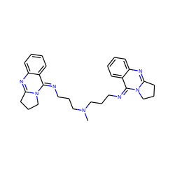 CN(CCCN=c1c2ccccc2nc2n1CCC2)CCC/N=c1\c2ccccc2nc2n1CCC2 ZINC000261181529