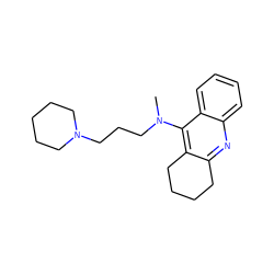 CN(CCCN1CCCCC1)c1c2c(nc3ccccc13)CCCC2 ZINC000013472657