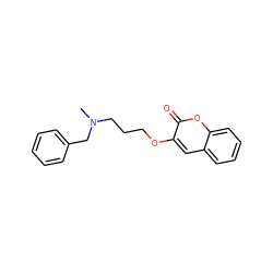 CN(CCCOc1cc2ccccc2oc1=O)Cc1ccccc1 ZINC000095595886