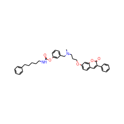 CN(CCCOc1ccc2cc(-c3ccccc3)c(=O)oc2c1)Cc1cccc(OC(=O)NCCCCCc2ccccc2)c1 ZINC000653830184