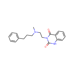 CN(CCCc1ccccc1)CCn1c(=O)[nH]c2ccccc2c1=O ZINC000013731482