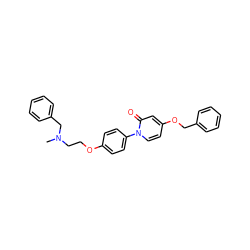 CN(CCOc1ccc(-n2ccc(OCc3ccccc3)cc2=O)cc1)Cc1ccccc1 ZINC000066259031