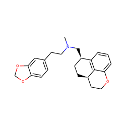 CN(CCc1ccc2c(c1)OCO2)C[C@@H]1CC[C@@H]2CCOc3cccc1c32 ZINC000013761412