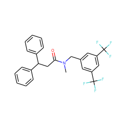 CN(Cc1cc(C(F)(F)F)cc(C(F)(F)F)c1)C(=O)CC(c1ccccc1)c1ccccc1 ZINC000029346205