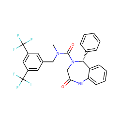 CN(Cc1cc(C(F)(F)F)cc(C(F)(F)F)c1)C(=O)N1CC(=O)Nc2ccccc2[C@H]1c1ccccc1 ZINC000001486958