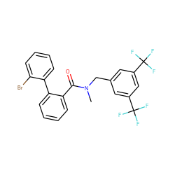 CN(Cc1cc(C(F)(F)F)cc(C(F)(F)F)c1)C(=O)c1ccccc1-c1ccccc1Br ZINC000028571905