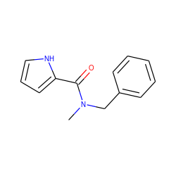 CN(Cc1ccccc1)C(=O)c1ccc[nH]1 ZINC000013493570