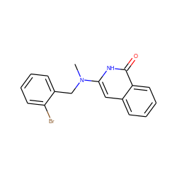 CN(Cc1ccccc1Br)c1cc2ccccc2c(=O)[nH]1 ZINC000096018444