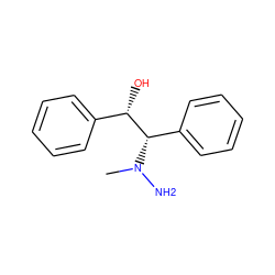 CN(N)[C@@H](c1ccccc1)[C@@H](O)c1ccccc1 ZINC000071329033