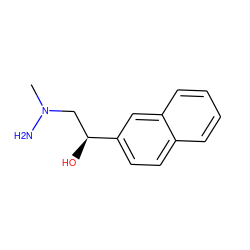 CN(N)C[C@H](O)c1ccc2ccccc2c1 ZINC000064499013