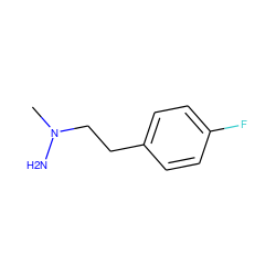 CN(N)CCc1ccc(F)cc1 ZINC000064475320