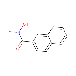 CN(O)C(=O)c1ccc2ccccc2c1 ZINC000005298885