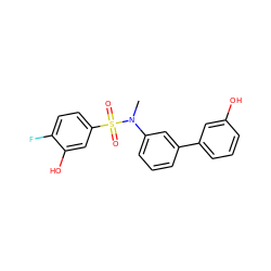 CN(c1cccc(-c2cccc(O)c2)c1)S(=O)(=O)c1ccc(F)c(O)c1 ZINC000096285188