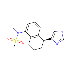 CN(c1cccc2c1CCC[C@@H]2c1c[nH]cn1)S(C)(=O)=O ZINC000013580144