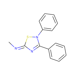 CN=c1nc(-c2ccccc2)n(-c2ccccc2)s1 ZINC000254705636