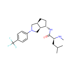 CN[C@@H](CC(C)C)C(=O)N[C@H]1CC[C@@H]2CN(c3ccc(C(F)(F)F)cc3)C[C@@H]21 ZINC000096282602