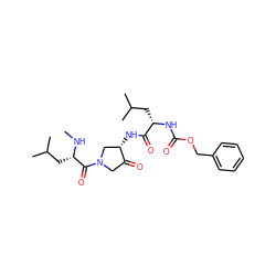 CN[C@@H](CC(C)C)C(=O)N1CC(=O)[C@@H](NC(=O)[C@H](CC(C)C)NC(=O)OCc2ccccc2)C1 ZINC000013862037