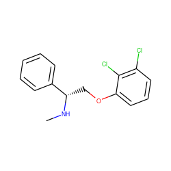 CN[C@@H](COc1cccc(Cl)c1Cl)c1ccccc1 ZINC000103285259