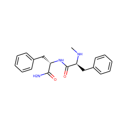 CN[C@@H](Cc1ccccc1)C(=O)N[C@@H](Cc1ccccc1)C(N)=O ZINC000034571463