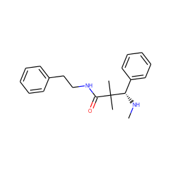 CN[C@@H](c1ccccc1)C(C)(C)C(=O)NCCc1ccccc1 ZINC000027561715