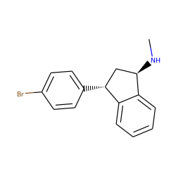 CN[C@@H]1C[C@@H](c2ccc(Br)cc2)c2ccccc21 ZINC000029484271