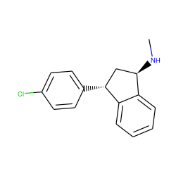 CN[C@@H]1C[C@@H](c2ccc(Cl)cc2)c2ccccc21 ZINC000029480023