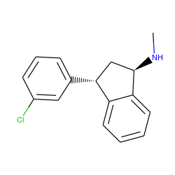 CN[C@@H]1C[C@@H](c2cccc(Cl)c2)c2ccccc21 ZINC000029482427