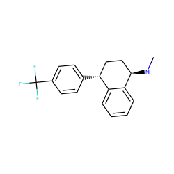 CN[C@@H]1CC[C@@H](c2ccc(C(F)(F)F)cc2)c2ccccc21 ZINC000029319832