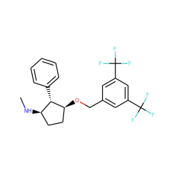 CN[C@@H]1CC[C@H](OCc2cc(C(F)(F)F)cc(C(F)(F)F)c2)[C@H]1c1ccccc1 ZINC000036324284