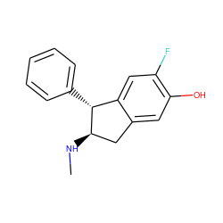 CN[C@@H]1Cc2cc(O)c(F)cc2[C@H]1c1ccccc1 ZINC000013642476