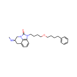 CN[C@@H]1Cc2cccc3c2n(c(=O)n3CCCCOCCCCc2ccccc2)C1 ZINC001772618025