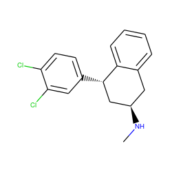 CN[C@@H]1Cc2ccccc2[C@@H](c2ccc(Cl)c(Cl)c2)C1 ZINC000066252249