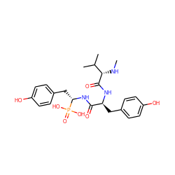 CN[C@H](C(=O)N[C@@H](Cc1ccc(O)cc1)C(=O)N[C@@H](Cc1ccc(O)cc1)P(=O)(O)O)C(C)C ZINC000013368147