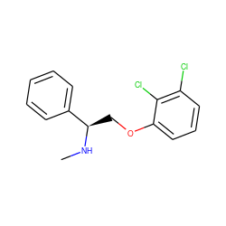 CN[C@H](COc1cccc(Cl)c1Cl)c1ccccc1 ZINC000103285262