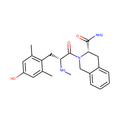 CN[C@H](Cc1c(C)cc(O)cc1C)C(=O)N1Cc2ccccc2C[C@H]1C(N)=O ZINC000013765458