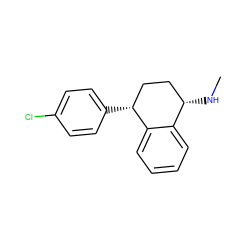 CN[C@H]1CC[C@@H](c2ccc(Cl)cc2)c2ccccc21 ZINC000029312154