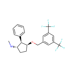 CN[C@H]1CC[C@H](OCc2cc(C(F)(F)F)cc(C(F)(F)F)c2)[C@@H]1c1ccccc1 ZINC000036324355