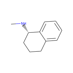 CN[C@H]1CCCc2ccccc21 ZINC000004204789