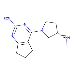 CN[C@H]1CCN(c2nc(N)nc3c2CCC3)C1 ZINC000207955947