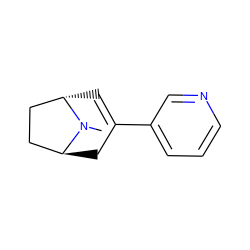 CN1[C@H]2C=C(c3cccnc3)C[C@H]1CC2 ZINC000100058955