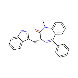 CN1C(=O)[C@@H](Cc2c[nH]c3ccccc23)N=C(c2ccccc2)c2ccccc21 ZINC000028237604