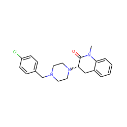 CN1C(=O)[C@@H](N2CCN(Cc3ccc(Cl)cc3)CC2)Cc2ccccc21 ZINC000022454073