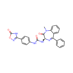 CN1C(=O)[C@H](NC(=O)Nc2ccc(-c3noc(=O)[nH]3)cc2)N=C(c2ccccc2)c2ccccc21 ZINC000027767213