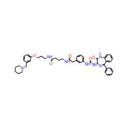 CN1C(=O)[C@H](NC(=O)Nc2cccc(CC(=O)NCCCC(=O)NCCCOc3cccc(CN4CCCCC4)c3)c2)N=C(c2ccccc2)c2ccccc21 ZINC000095608706