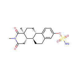 CN1C(=O)C[C@H]2[C@@H]3CCc4cc(OS(N)(=O)=O)ccc4[C@H]3CC[C@]2(C)C1=O ZINC000013478320