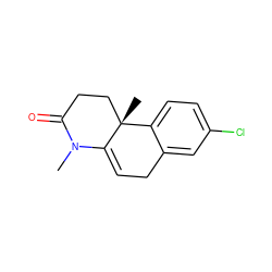 CN1C(=O)CC[C@@]2(C)C1=CCc1cc(Cl)ccc12 ZINC000013861375